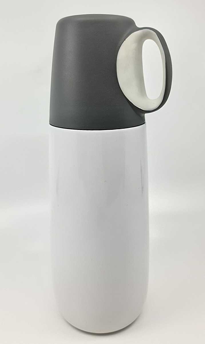 Customisable thermos flask with cup