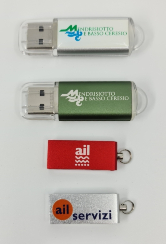 USB sticks with personalised logos