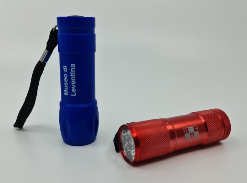 Torcia LED con laccetto da polso personalizzata con logo