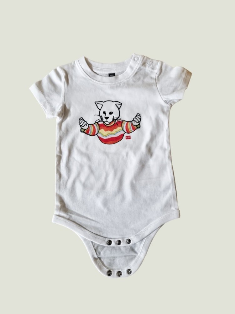 Body in cotone extra morbido con logo stampato in digitale